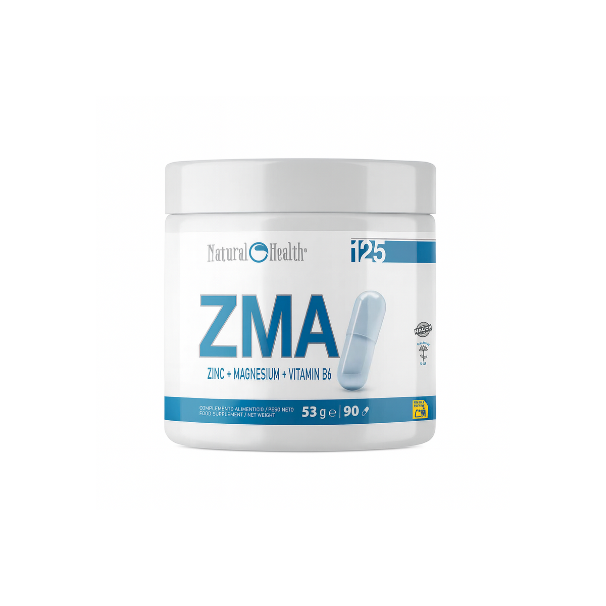 ZMA | Complejo mineral hormonal | 90 cap de Natural Health - fotografía principal