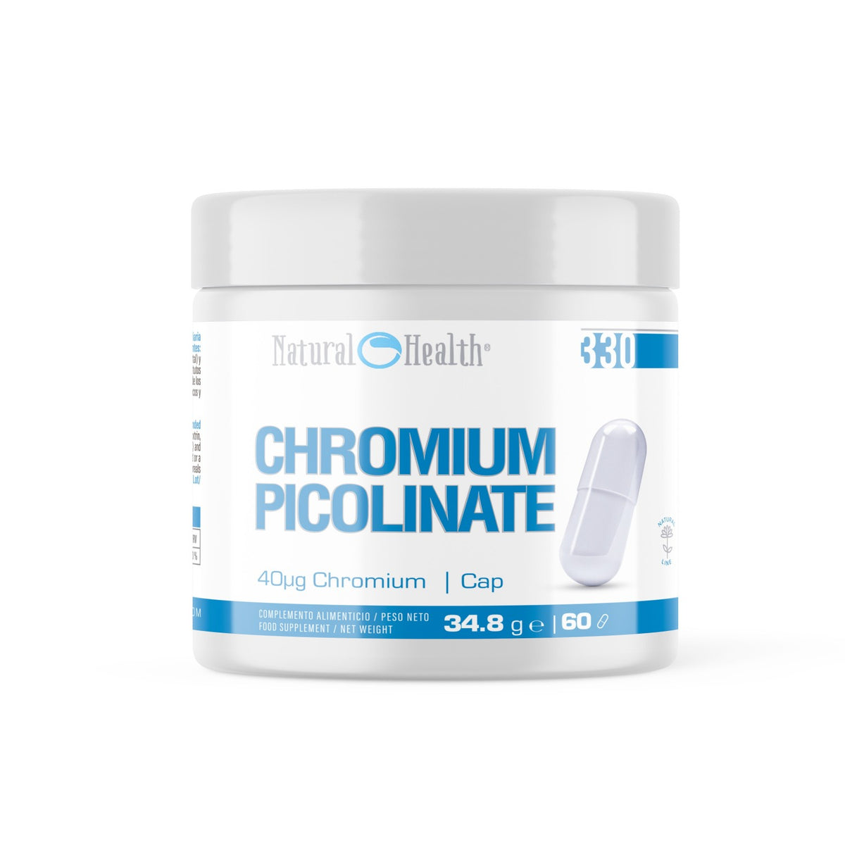 CHROMIUM PICOLINATE | MINERAL | 60 CAP de Natural Health - fotografía principal