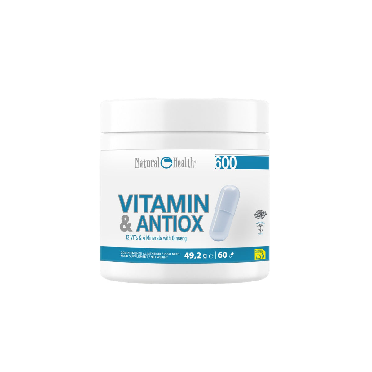 VITAMIN & ANTIOX | COMPLEJO MULTIVITAM?NICO | 60 CAP de Natural Health - fotografía principal