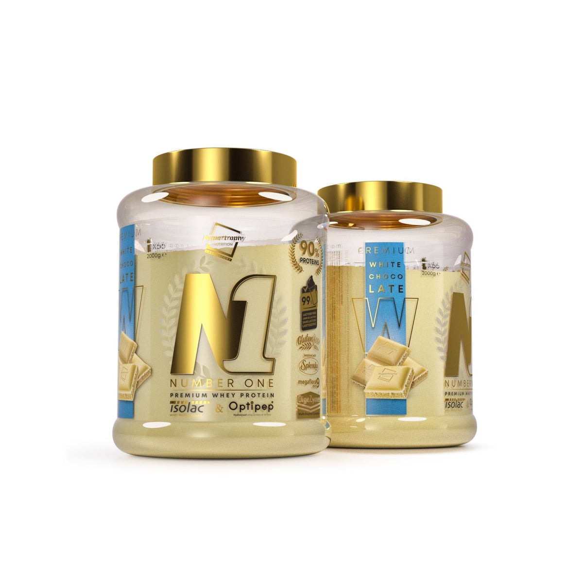 NUMBER ONE ISOLAC + OPTIPEP PROTEIN 2KG. de Hypertrophy Nutrition - fotografía principal