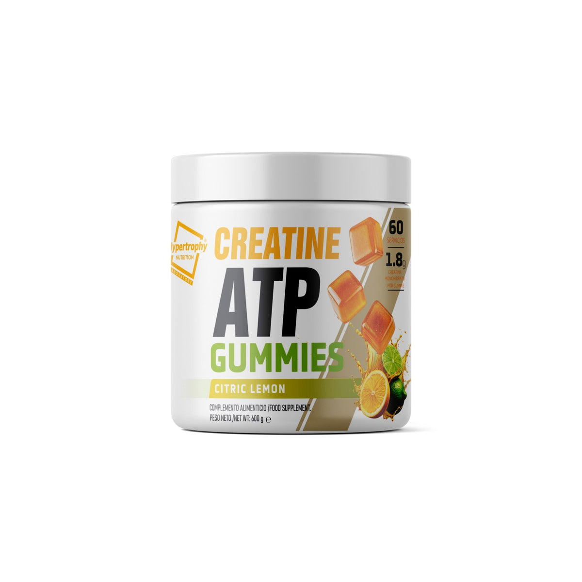 CREATINE GUMMIES 120 UNID. CITRIC LIMON de Hypertrophy Nutrition - fotografía principal
