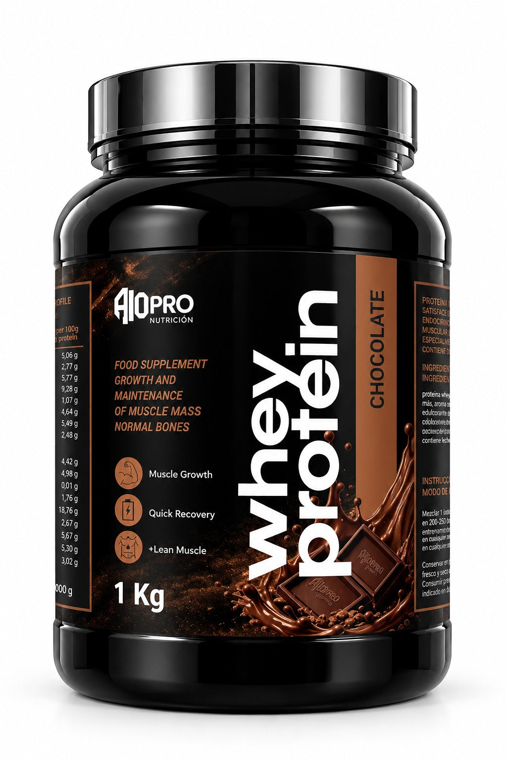 Whey Protein 1 kg | A10PRO Nutrición | Chocolate