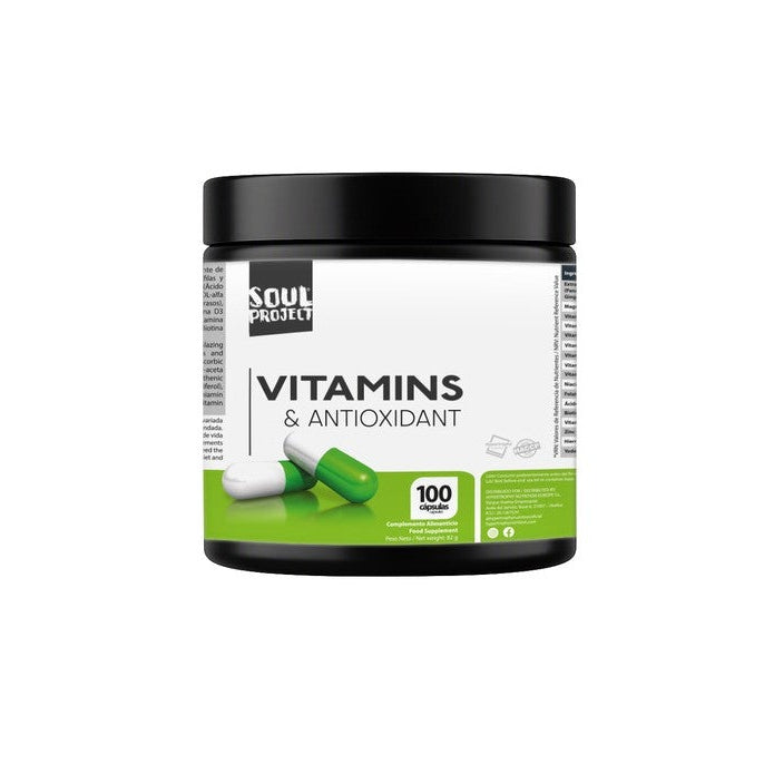 VITAMINS Y ANTIOXIDANTES 100 CAP. (SOUL PROJECT) de Soul Project - fotografía principal