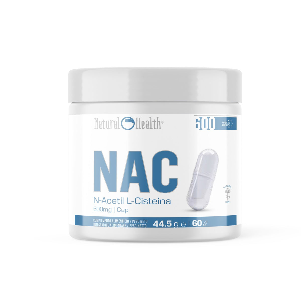 NAC  600mg. 60 cap. de Natural Health - fotografía principal