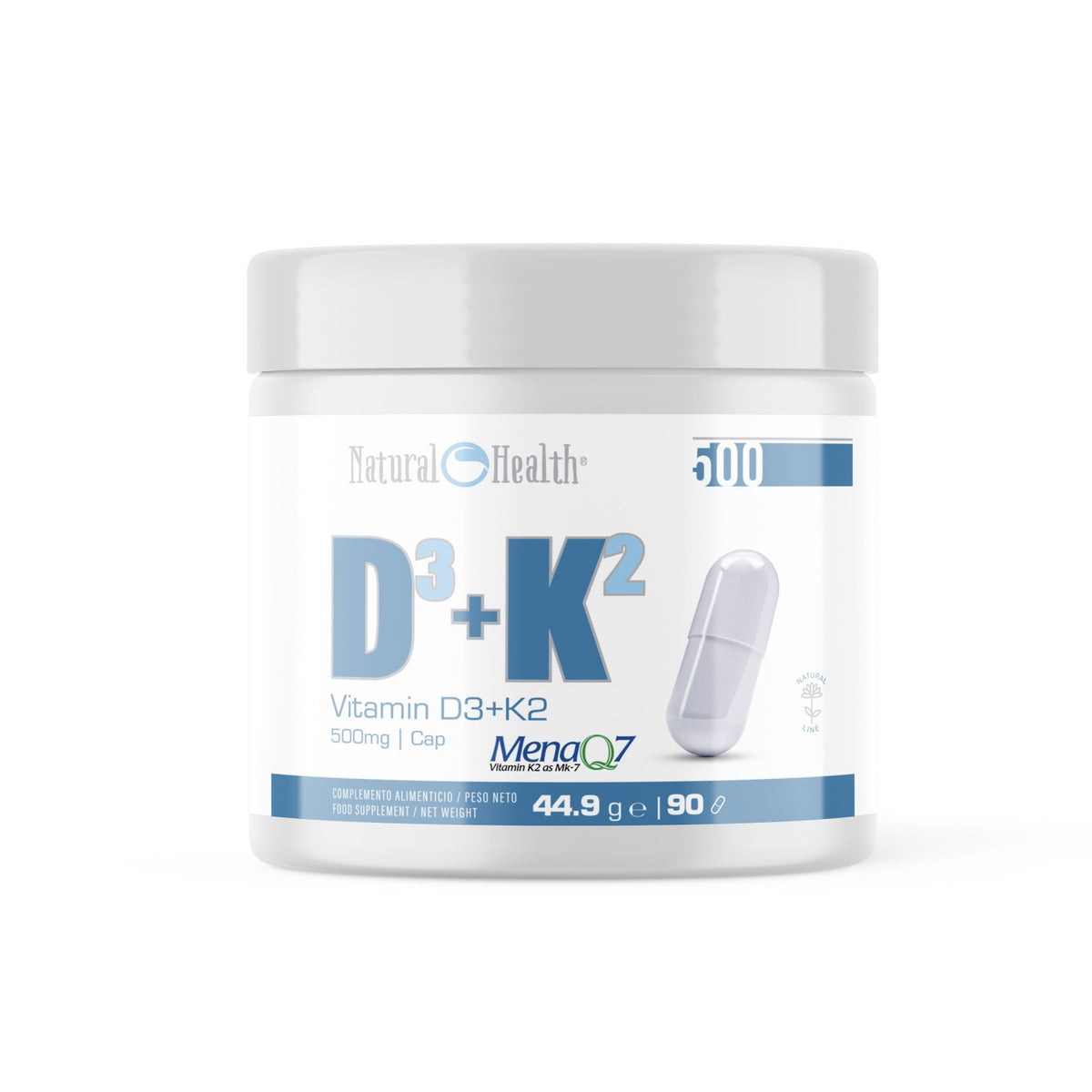 VITAMIN D3+K2 90 CAP. de Natural Health - fotografía principal